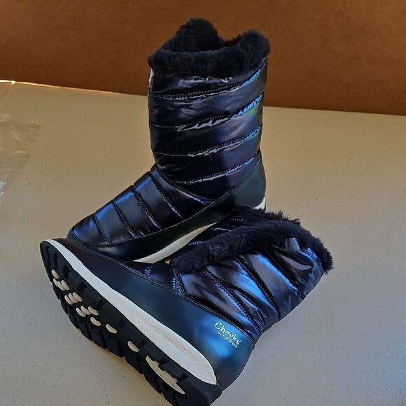 Tony little puffer boot navy - Picture 2 of 9